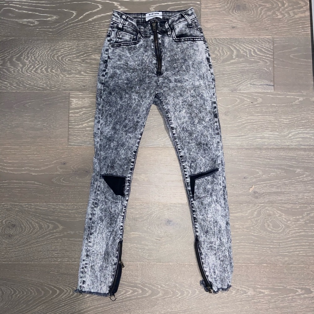 Free People ankle cropped jeans